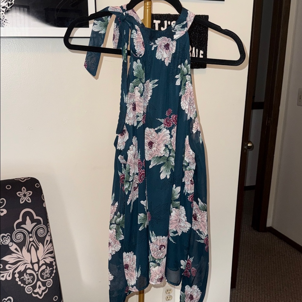 Floral Halter Blouse